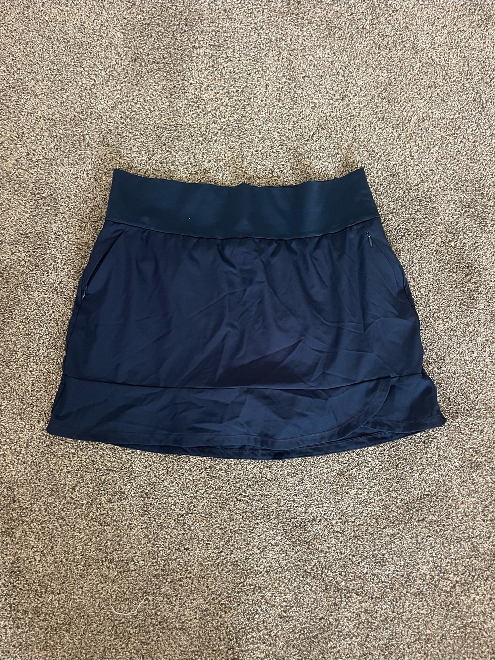adidas Navy Women's Athletic Skort with Wide Waistband